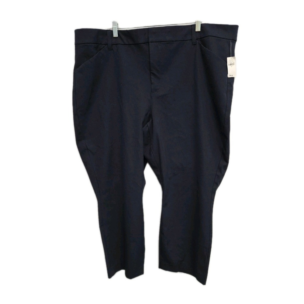 Old Navy Pants Women Size 24 Navy Blue Pixie High Rise Secret Smooth Pockets NWT